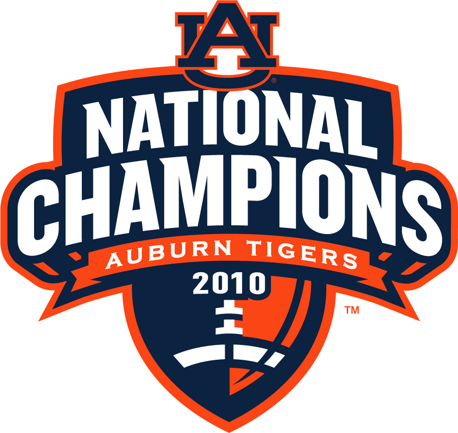 Auburn Tigers 2010 Champion Logo iron on transfers for clothing